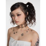 Champagne Golden Leather Choker