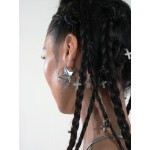 25AW LOGO EARRINGS