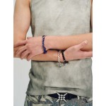Spiral White Crystal Bracelet
