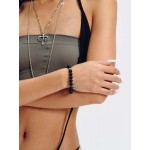 Trishul Obsidian Bracelet