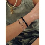 Trishul Obsidian Bracelet