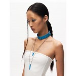 25ss Blue Bullet Necklace
