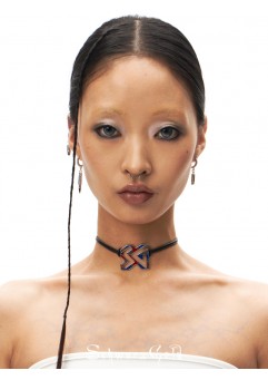 25ss Union Flag Logo Necklace