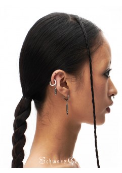25ss Silver Bullet  Earrings
