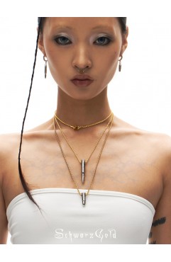 25ss Silver Bullet Necklace