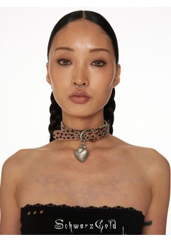 Distressed Heart Choker
