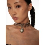 Distressed Heart Choker