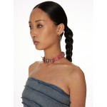 Rivet Floral Choker