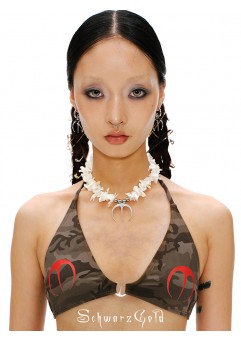 Round Spiky Shell Necklace